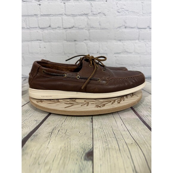 Cole Haan Grand OS Leather Dockers Boat Shoes Men Size 11.5 Casual Preppy main image 4